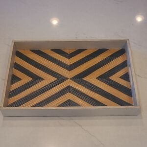 Geometric Patterned Tray